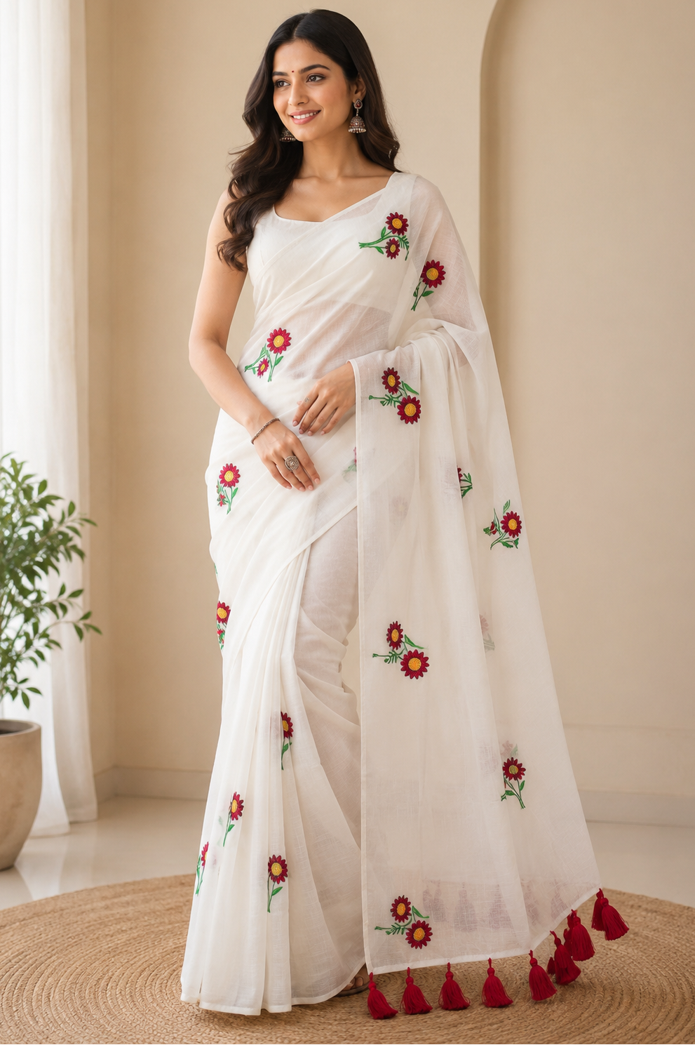 Premium Mul Cotton Saree