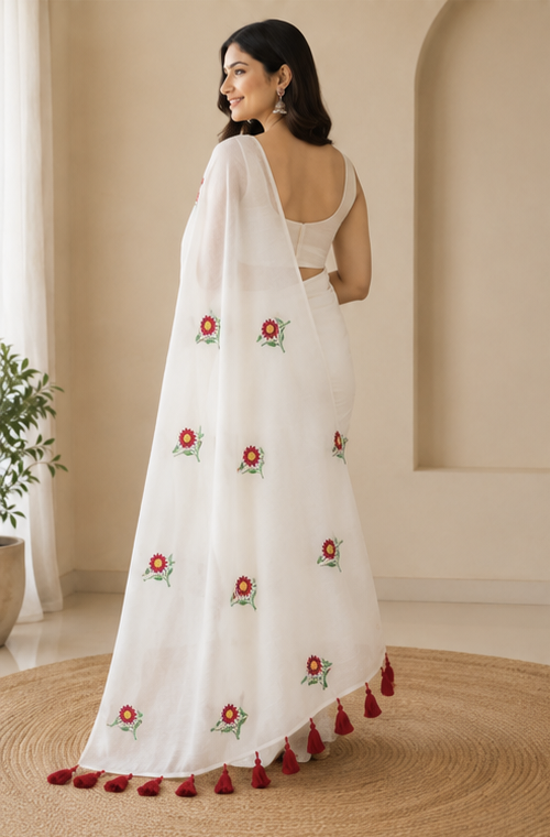 Premium Mul Cotton Saree